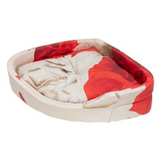 Лежак для собак и кошек Xody Угловой Эконом №1, 45х45х14 см