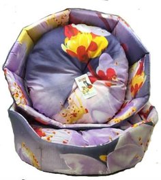 Лежак для собак и кошек Xody Бочка Эконом №2, 47х47х16 см