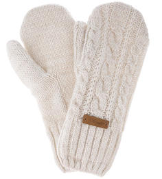 Варежки женские Noryalli 57401 бежевые ONE SIZE