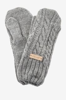 Варежки женские Noryalli 57401 серые ONE SIZE
