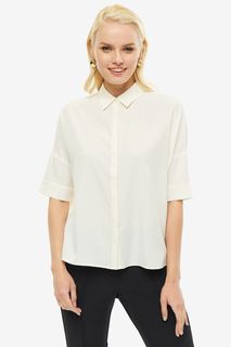 Блуза женская COMMA 81.908.19.2399 0400 белая 40 DE