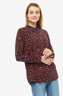 Рубашка женская ICHI 110282 14043 синяя 34 EU