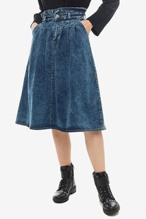 Юбка женская ICHI 110430 19037 синяя 38 EU