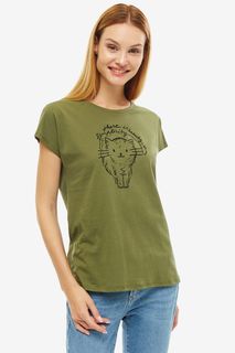 Футболка женская Mavi 168133-29704 хаки XS