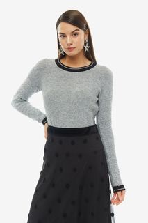 Джемпер женский Pennyblack 33640219-1 серебристый S