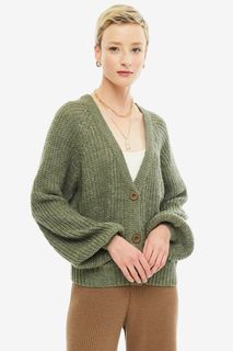 Кардиган женский ICHI 109532 13305 хаки S