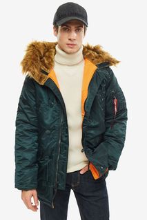 Куртка мужская Alpha Industries 103141 зеленая S