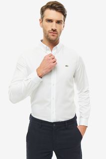 Рубашка мужская Lacoste CH204141AT белая 45 FR