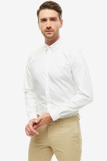 Рубашка мужская Lacoste CH0704G001T белая 45 FR
