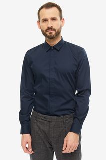 Рубашка мужская Antony Morato MMSL00293-FA450001 7043 черная 48 IT