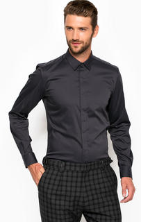 Рубашка мужская Antony Morato MMSL00293-FA450001 9016 синяя 52 IT