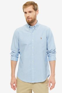 Рубашка мужская Polo Ralph Lauren 710548535002 голубая L