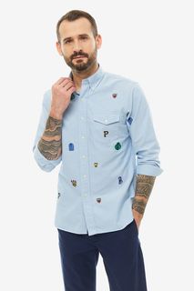 Рубашка мужская Polo Ralph Lauren 710788450001 синяя M