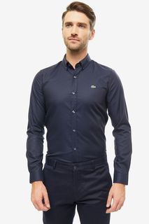 Рубашка мужская Lacoste CH204141LT синяя 45 FR