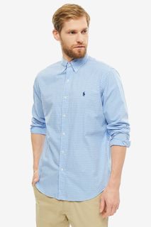 Рубашка мужская Polo Ralph Lauren 710705967002 синяя 2XL