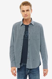 Рубашка мужская Pepe Jeans PM306083.594 синяя 2XL