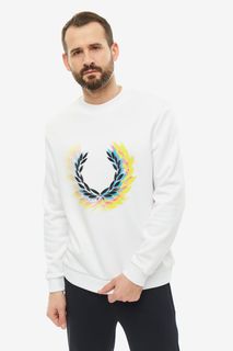 Свитшот мужской Fred Perry M7529 100 белый M