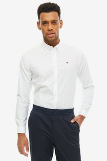 Рубашка мужская Tommy Jeans DM0DM06562 100 белая M