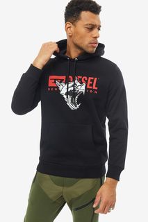 Толстовка мужская DIESEL 00S02W 0EAXH 900 черная M