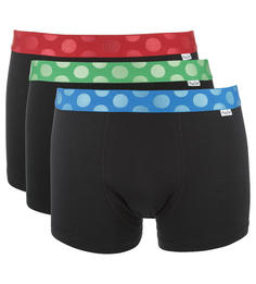 Набор трусов мужских Happy Socks CON64 9001 черных M