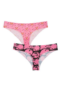 Набор трусов женских Happy Socks XPAN97 9300 черных XS