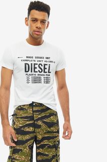 Футболка мужская DIESEL 00SXE6 0091A 100 белая S