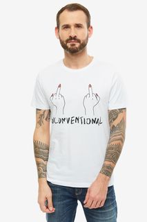 Футболка мужская Antony Morato MMKS01640-FA100144 1000 белая 2XL