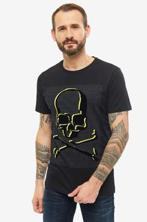 Футболка мужская Antony Morato MMKS01662-FA100189 9000 черная XL