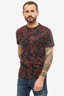 Футболка мужская Antony Morato MMKS01649-FA140171 5066 бордовая M