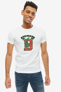 Футболка мужская DIESEL 00SXMJ 0091A 100 белая XL