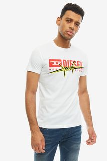 Футболка мужская DIESEL 00S014 0EAXG 100 белая XL