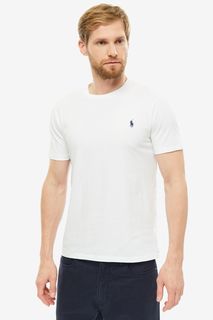 Футболка мужская Polo Ralph Lauren 710680785003 белая 2XL
