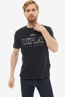 Футболка мужская Replay M3849.2660.098 черная XL