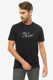 Футболка мужская Karl Lagerfeld 755041 592220 990 черная XL