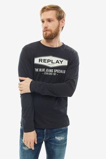 Футболка мужская Replay M3850.2660.499 черная XL