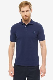 Футболка мужская Polo Ralph Lauren 710548797010 синяя 2XL