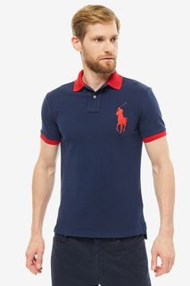 Футболка мужская Polo Ralph Lauren 710766855001 синяя XL