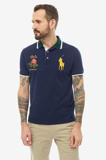 Футболка мужская Polo Ralph Lauren 710784712001 синяя XL