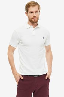 Футболка мужская Polo Ralph Lauren 710548797001 белая L