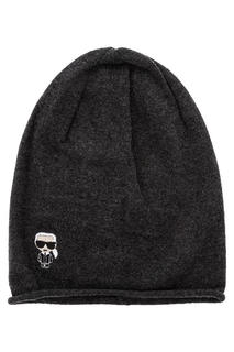 Шапка мужская Karl Lagerfeld 805601 592320 971 серый M