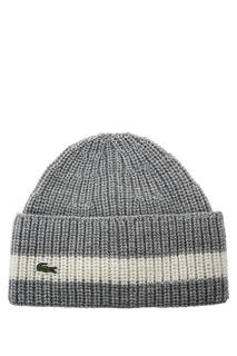 Шапка мужская Lacoste RB2749M7FT серый ONE SIZE