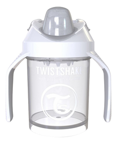 Поильник Twistshake Mini Cup 230 мл (с 4 мес) белый