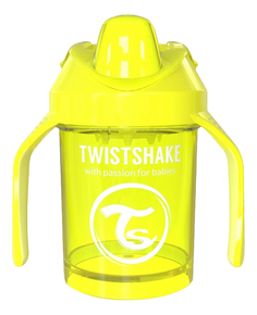 Поильник Twistshake Mini Cup 230 мл (с 4 мес) желтый