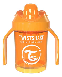 Поильник Twistshake Mini Cup 230 мл (с 4 мес) оранжевый