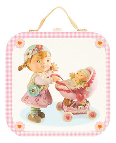 Набор пазлов Janod в квадратном чемоданчике Мама