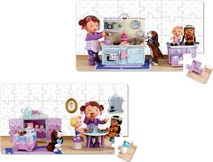 Наборы пазлов Janod Чаепитие у лолы