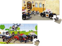 Наборы пазлов Janod Брайс-полицейский