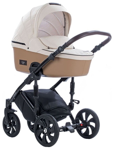 Коляска Tutis Viva Life 2 в 1 077 бледно-песочный, Кожатемно-песочный