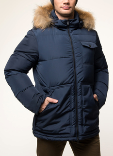 Пуховик мужской Snowimage SICBM-N306 синий 50 RU