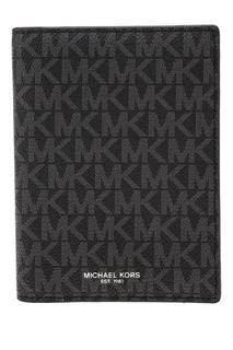 Обложка для паспорта мужская Michael Kors 39F9LGFV5B серая